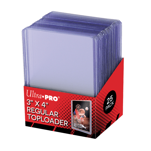 Ultra PRO Regular Toploader 3" × 4" – 25 Stück